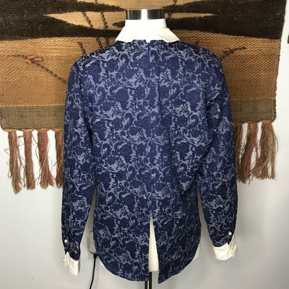 In God We Trust Collared Blouse - Picture 2 of 7